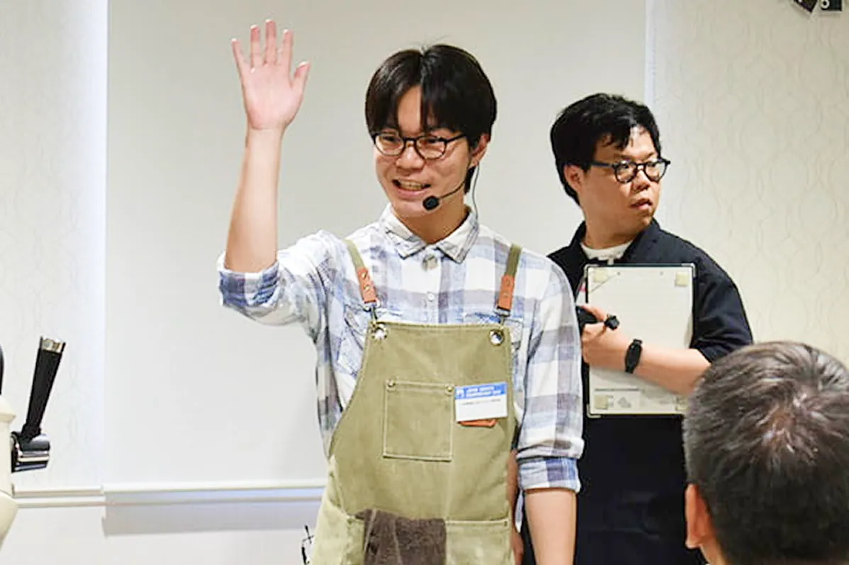 バリスタコンテストの様子1